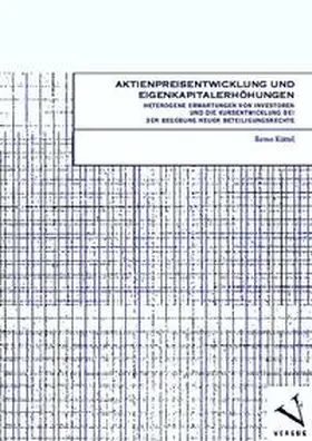 Küttel |  Aktienpreisentwicklung und Eigenkapitalerhöhungen | Buch |  Sack Fachmedien
