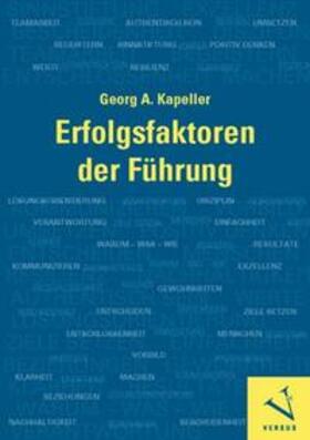 Kapeller | Erfolgsfaktoren der Führung | Buch | 978-3-03909-320-5 | sack.de