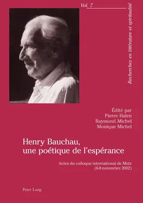 Halen / Michel |  Henry Bauchau, une poétique de l’espérance | Buch |  Sack Fachmedien