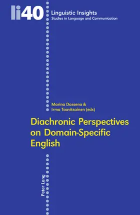Taavitsainen / Dossena |  Diachronic Perspectives on Domain-Specific English | Buch |  Sack Fachmedien