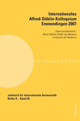 Krause / Becker |  Internationales Alfred-Döblin-Kolloquium Emmendingen 2007 | Buch |  Sack Fachmedien
