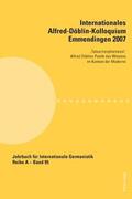 Becker / Krause |  Internationales Alfred-Döblin-Kolloquium Emmendingen 2007 | Buch |  Sack Fachmedien