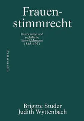 Studer / Wyttenbach |  Frauenstimmrecht | Buch |  Sack Fachmedien