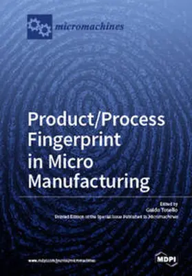Tosello |  Product/Process Fingerprint in Micro Manufacturing | Buch |  Sack Fachmedien