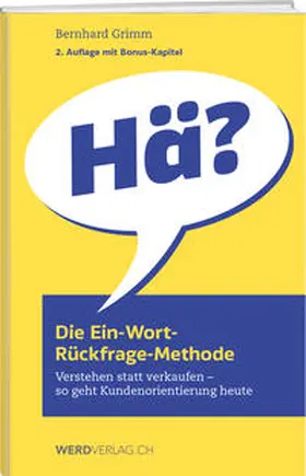 Grimm |  Die Ein-Wort-Rückfrage-Methode | Buch |  Sack Fachmedien