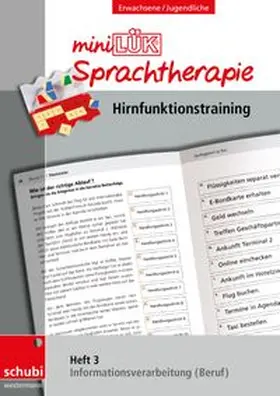 Steiner / Wissel | miniLÜK-Sprachtherapie Heft 3  - Hirnfunktionstraining | Buch | 978-3-03976-372-6 | www.sack.de