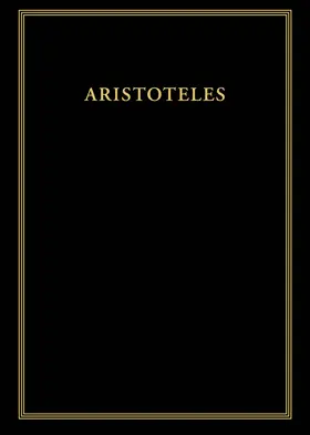 Aristoteles / Grumach / Rapp |  Kategorien | Buch |  Sack Fachmedien