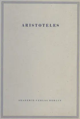 Opuscula I | Buch | 978-3-05-000025-1 | www.sack.de