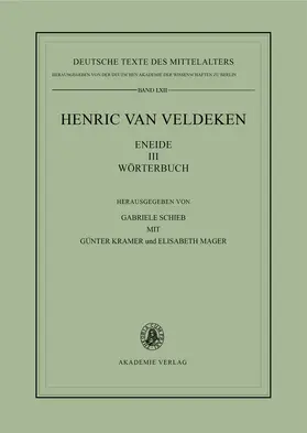 Schieb / Kramer / Mager |  Henric von Veldeken. Eneide III | Buch |  Sack Fachmedien