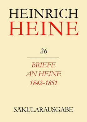 Stöcker |  Briefe an Heine 1842-1851 | Buch |  Sack Fachmedien