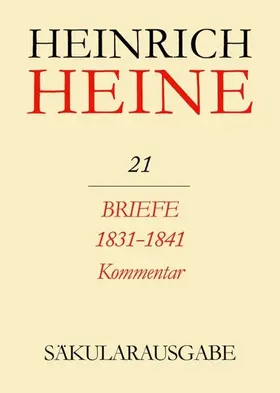 Eisner / Stöcker |  Briefe 1831-1841. Kommentar | Buch |  Sack Fachmedien