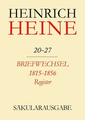 Stöcker |  Briefwechsel 1815-1856. Register | Buch |  Sack Fachmedien