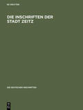 Voigt |  Die Inschriften der Stadt Zeitz | Buch |  Sack Fachmedien