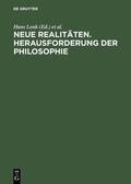 Poser / Lenk |  Neue Realitäten. Herausforderung der Philosophie | Buch |  Sack Fachmedien