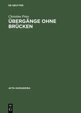 Pries | Übergänge ohne Brücken | Buch | 978-3-05-002689-3 | www.sack.de