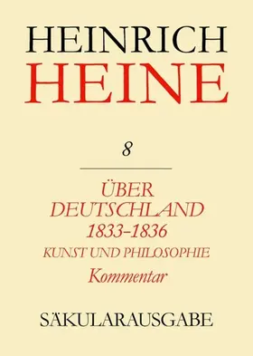Francke |  Über Deutschland 1833-1836. Aufsätze über Kunst und Philosophie. Kommentar | Buch |  Sack Fachmedien