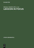 Wunderlich / Stiebels |  Lexicon in Focus | Buch |  Sack Fachmedien