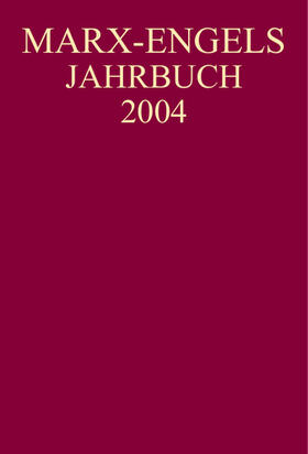  Marx-Engels-Jahrbuch 2004 | Buch |  Sack Fachmedien