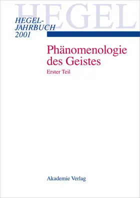  2001- Die "Phänomenologie des Geistes" | Buch |  Sack Fachmedien