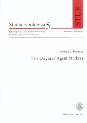 Palancar |  The Origin of Agent Markers | Buch |  Sack Fachmedien