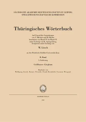  II. Band, 5. Lieferung (Geißbauer – Gingham) | Buch |  Sack Fachmedien