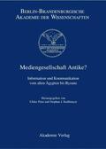 Seidlmayer / Peter |  Mediengesellschaft Antike? | Buch |  Sack Fachmedien