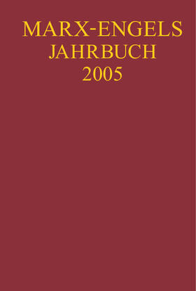  Marx-Engels-Jahrbuch 2005 | Buch |  Sack Fachmedien