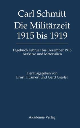 Hüsmert |  Die Militärzeit 1915 bis 1919 | Buch |  Sack Fachmedien