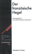 Schneider |  Der französische Hegel | Buch |  Sack Fachmedien