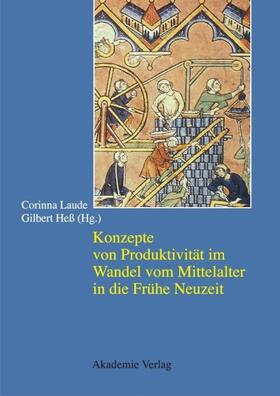 Heß / Laude |  Konzepte von Produktivität im Wandel vom Mittelalter in die Frühe Neuzeit | Buch |  Sack Fachmedien