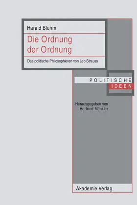 Bluhm |  Die Ordnung der Ordnung | Buch |  Sack Fachmedien