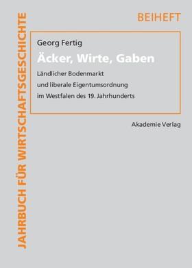 Fertig | Äcker, Wirte, Gaben | Buch | 978-3-05-004378-4 | sack.de