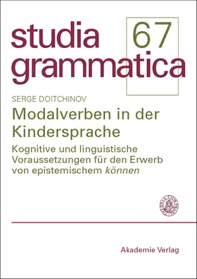 Doitchinov |  Modalverben in der Kindersprache | Buch |  Sack Fachmedien