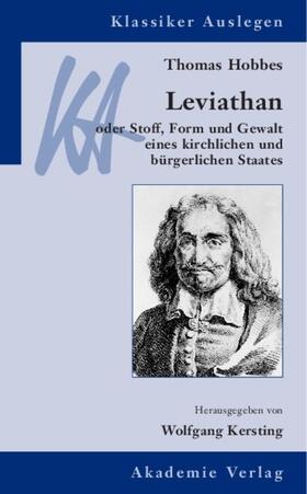 Kersting | Thomas Hobbes: Leviathan | Buch | 978-3-05-004446-0 | sack.de