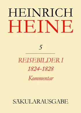 Singh / Stöcker |  Reisebilder I. 1824-1828. Kommentar | Buch |  Sack Fachmedien