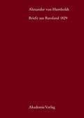 Knobloch / Schwarz / Suckow |  Alexander von Humboldt, Briefe aus Russland 1829 | Buch |  Sack Fachmedien