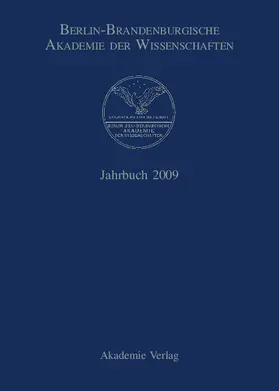 Berlin-Brandenburgische |  Berlin-Brandenburgische Akademie der Wissenschaften | Buch |  Sack Fachmedien