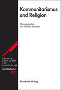 Kühnlein |  Kommunitarismus und Religion | Buch |  Sack Fachmedien