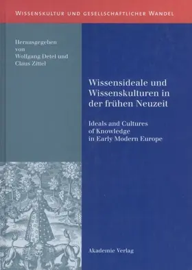 Detel / Zittel | Wissensideale und Wissenskulturen in der Frühen Neuzeit | E-Book | www.sack.de