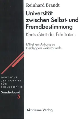 Brandt |  Universität zwischen Selbst- und Fremdbestimmung | eBook | Sack Fachmedien