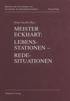 Jacobi |  Meister Eckhart. Lebensstationen - Redesituationen | eBook | Sack Fachmedien