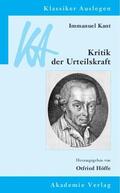 Höffe |  Immanuel Kant: Kritik der Urteilskraft | eBook | Sack Fachmedien