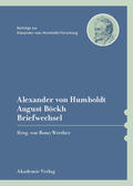 Werther |  Alexander von Humboldt / August Böckh, Briefwechsel | Buch |  Sack Fachmedien