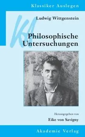 Savigny |  Ludwig Wittgenstein: Philosophische Untersuchungen | Buch |  Sack Fachmedien