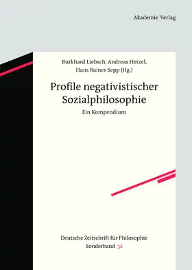 Liebsch / Sepp / Hetzel |  Profile negativistischer Sozialphilosophie | Buch |  Sack Fachmedien