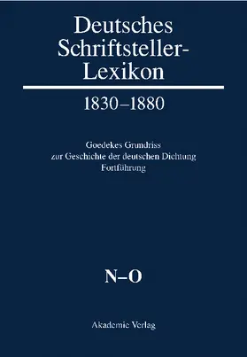 Lindenberg |  Deutsches Schriftstellerlexikon 1830-1880. Goedekes Grundriss zur Geschichte der deutschen Dichtung - Fortführung | Buch |  Sack Fachmedien