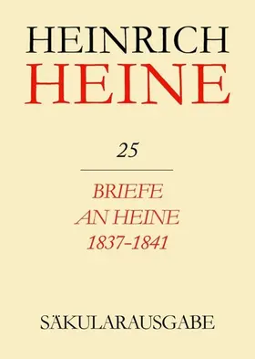 Stöcker |  Briefe an Heine 1837-1841 | eBook | Sack Fachmedien