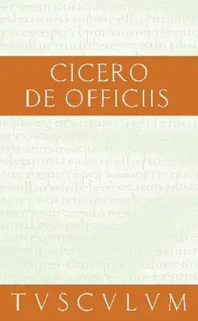 Cicero / Nickel |  Vom pflichtgemäßen Handeln / De officiis | Buch |  Sack Fachmedien