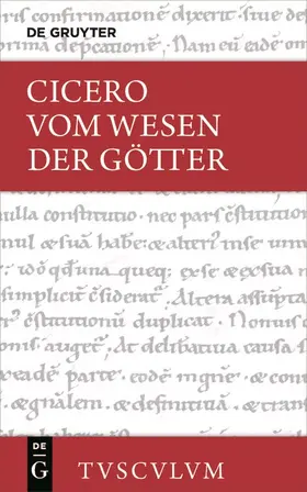 Cicero |  Vom Wesen der Götter / De natura deorum | Buch |  Sack Fachmedien