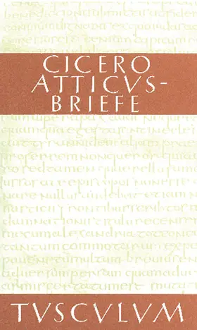 Cicero / Kasten |  Atticus-Briefe / Epistulae ad Atticum | Buch |  Sack Fachmedien